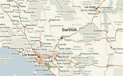 barstow california map.